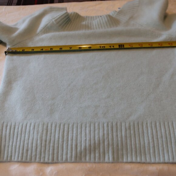 Lucidity Long Sleeve Soft Scoop Neck Mint Green Sweater Cozy Casual Pastel XL - Picture 5 of 12